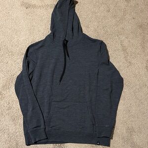 Men's L, Point 6, merino wool, Dark Gray Hoodie